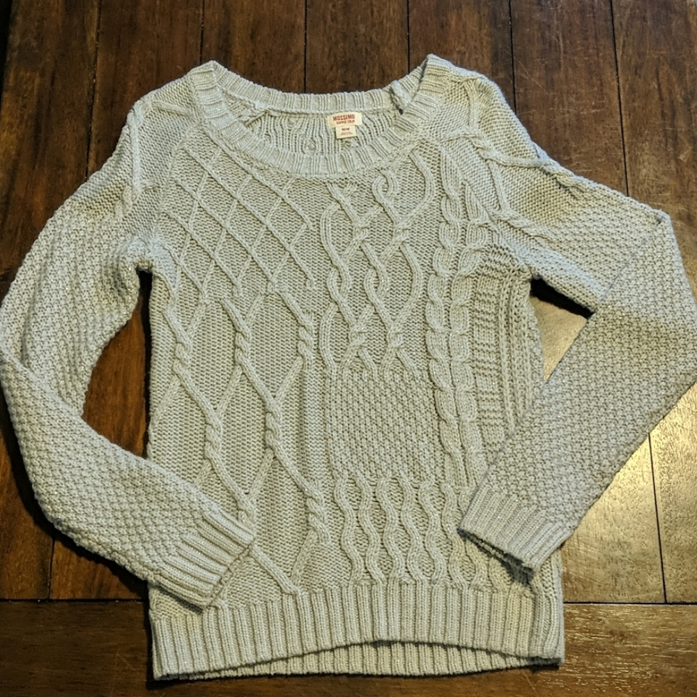Gray mossimo target sweater size medium